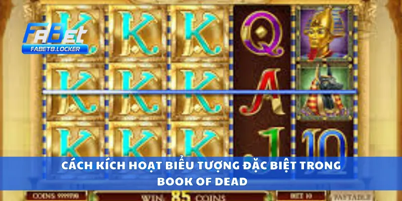 Book of Dead – Khám Phá Xác Ướp, Giải Mã Kho Báu Ai Cập 4 Cách kích hoạt biểu tượng đặc biệt trong Book of Dead