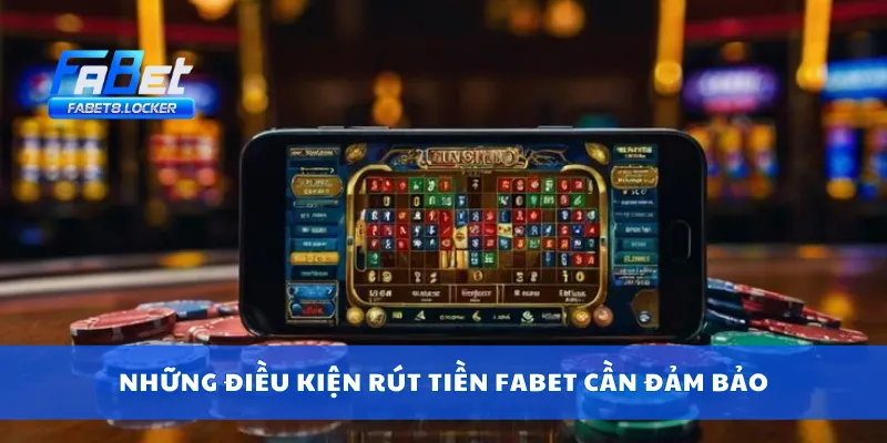 Rút Tiền Fabet 1 Những điều kiện rút tiền Fabet cần đảm bảo